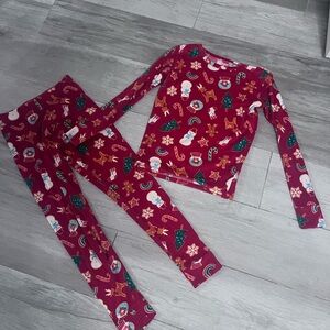 Festive Red Kids Pajamas